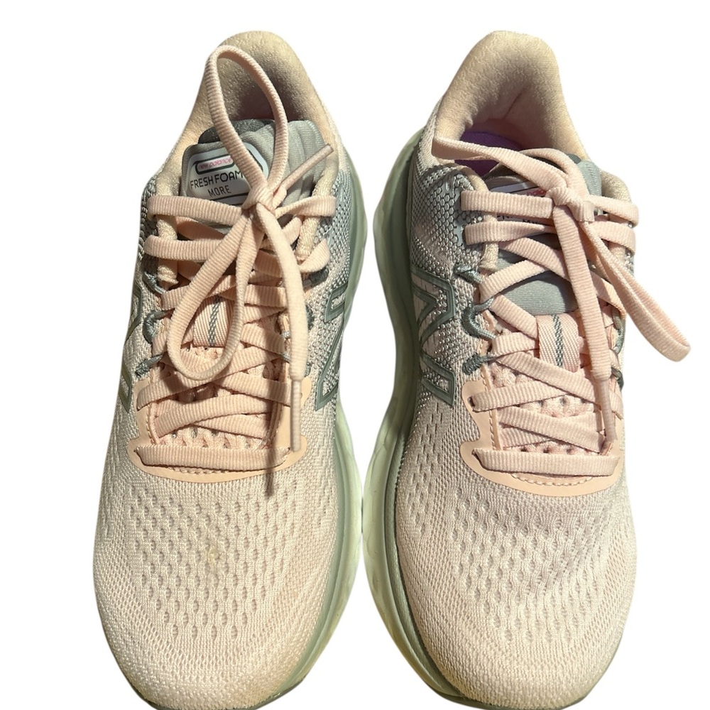 New Balance Women's Light Pink Athletic Shoes - Picture 2 of 7